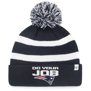 PATRIOTS DO YOUR JOB 47’ Knit Hat BLUE/White